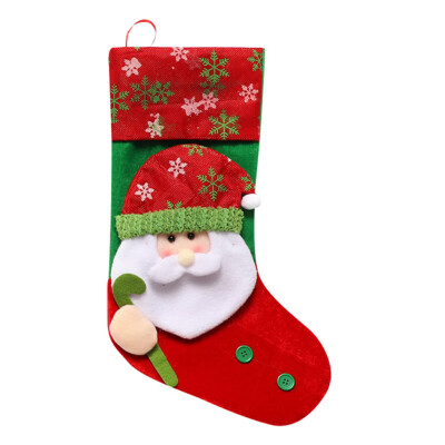 

Toponeto Christmas Xmas Tree Hanging Party Tree Decor Santa Stocking Sock Gift Candy Bags