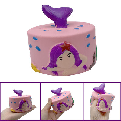 

Gotoamei Exquisite Squishies Mermaid Cake Scented Slow Rising Stress Reliever Toy