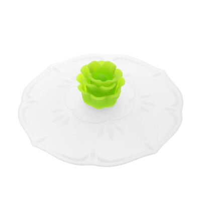 

Reusable Silicone Rose Dustproof Cup Lid Leak Proof Airtight Seal Covers