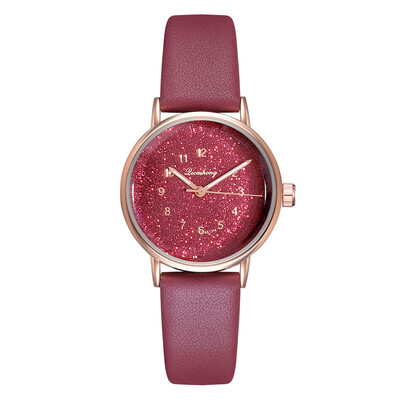 

Korean version of the personality candy color quartz watch new trend fashion mirror casual watch