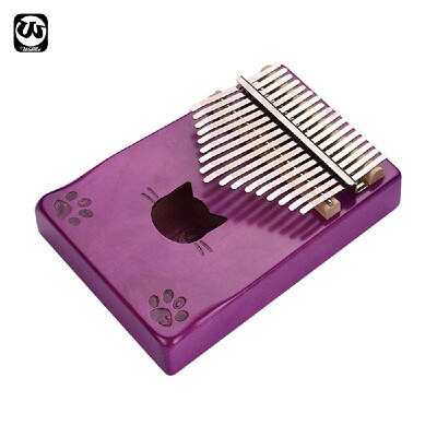 

Waltert WK-17MS Portable 17-key Kalimba Thumb Piano Mbira Maple Wood with Carry Bag Tuning Hammer Cleaning Cloth Stickers Musical