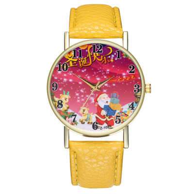 

2018 Santa Claus Womens Watches Fashion Gift Christmas Tree Pendant Wrist Watch Women Christmas Ladies Quartz Clock Reloj &Ff