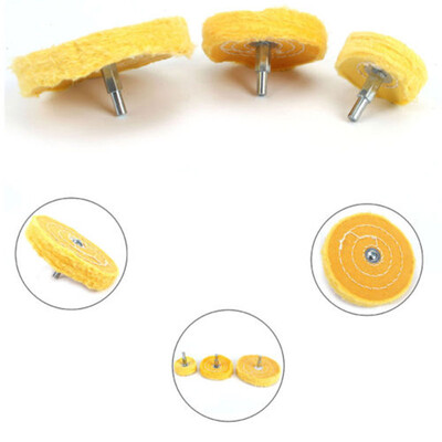 

3Pcs Cotton Cloth Buffer Polishing Wheel Set for Buffing Grinder T Type 50-100mm