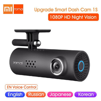 

Global Version Xiaomi 70mai Smart Dash Cam 1S Car DVR 1080P HD Night Vision Voice Control WiFi Car Camera Smart Parking Monitor Ca