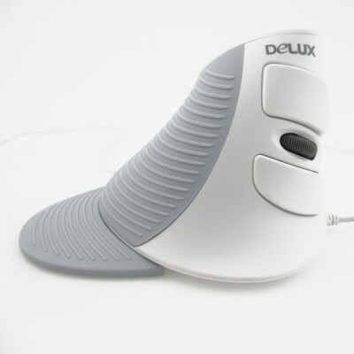 

Delux M618 PC Computer Wired Vertical Mouse Ergonomic Mause USB 1600 DPI Optical 6 Button Upright Healthy Mice for PC Laptop