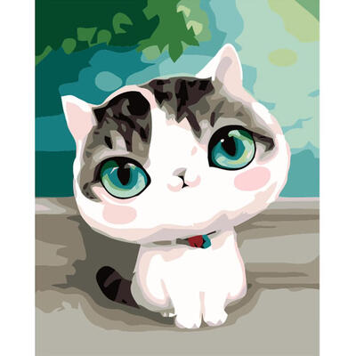 

5D DIY Full Drill Diamond Painting Cat Cross Stitch Embroidery Mosaic Kit