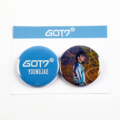 

redCherry TWICE EXO Got7 Brooches Button Badges Pins Set for Clothes Backpack Pencil Case
