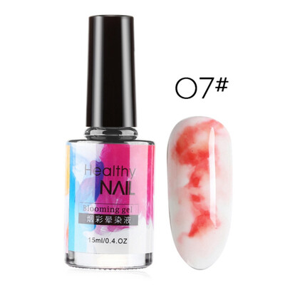 

15 ML Watercolor Ink Nail Polish Blooming Gel Smoke Effect Smudge Bubble DIY Varnish Manicure Nail Art Set Easy to wear