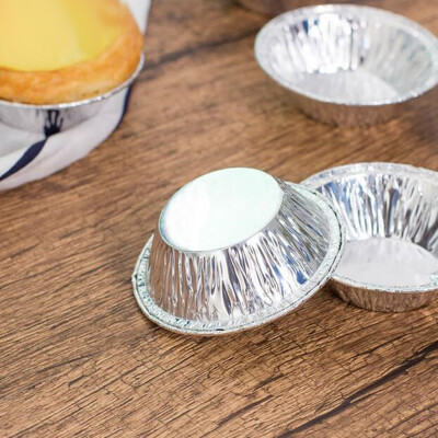 

Siaonvr Cookie Muffin Egg Tart Fresh Disposable Good Baking Mold Tin Foil Cake Cup 100pc