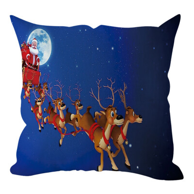 

Tailored Christmas Pillow Cover Pillowcases Decorative Sofa Cushion Cover Home Decoration