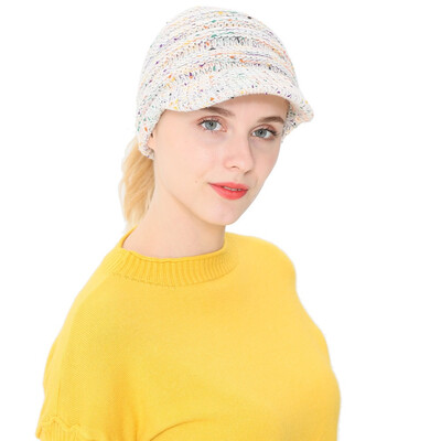 

Tailored Women Men Autumn Winter Beanie Hat Knitting Wool Baseball Cap Earmuffs Hat