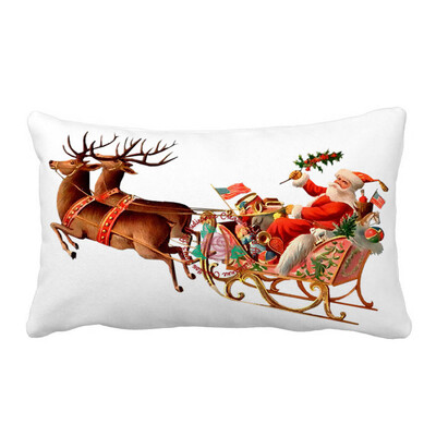 

〖Follure〗Christmas Pillow Sofa Waist Throw Cushion Cover Home Decor A