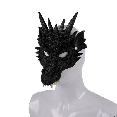 

New 4D Halloween Mask Half Face Mask For Kids Teens Halloween Costume Party Decorations