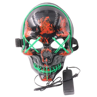 

Halloween LED Mask Cosplay Festival Masks Dark Night Light EL Line Light Mask Holiday Party Available Multicolor Optional