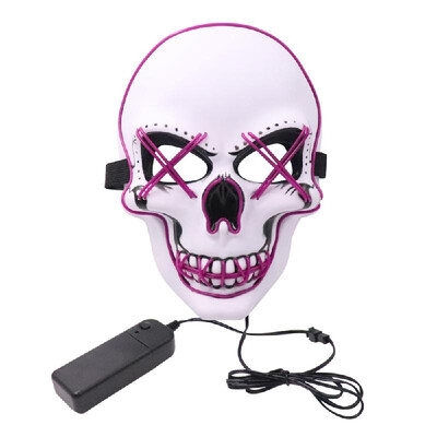 

Halloween Party Mask LED Scary Flash Mask EL Line Light Mask Cosplay Mask Party Clothing Mask Supplies Multi-color Optional