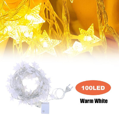 

100LED 85M Led String Lights with Five-pointed Stars Decorating Lamp for Festival Christmas Wedding Party Decoration