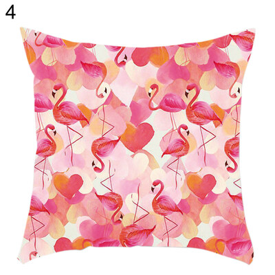 

45x45cm Flower Flamingo Throw Pillow Case Cushion Cover Sofa Bed Car Home Decor