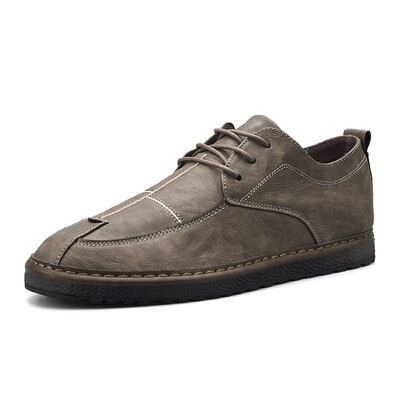 

2018 mens casual shoes soft leather shoes wild peas mens shoes British tide shoes