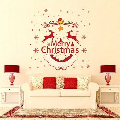 

Tailored Merry Christmas Home Household Room Wall Sticker Mural Decor Decal Removable New