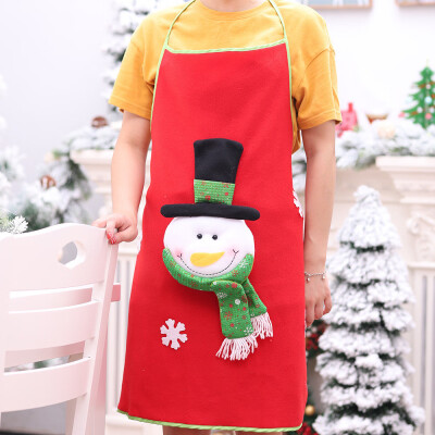 

Tailored Christmas Soft Apron Kitchen Aprons Christmas Dinner Party Apron Decoration