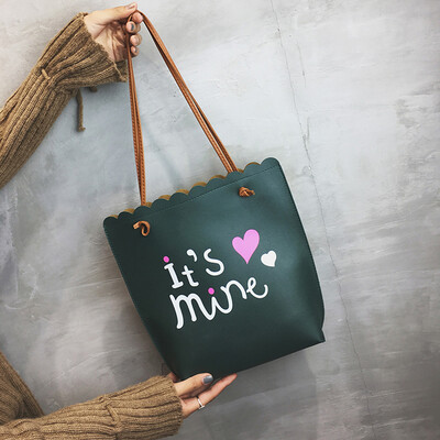 

Tailored Unisex Fashion Casual Print Letter Handbag Shoulder Bag Tote Zipper Bag