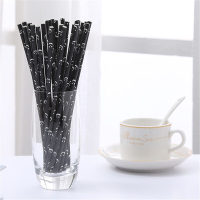 

Toponeto Colorful Halloween Paper Straws For Kids Birthday Party Wedding Decoration