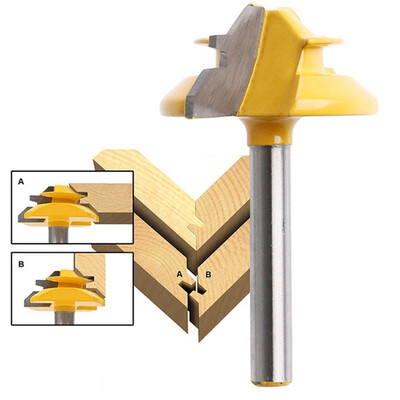 

14 Tungsten Router Bit Shank Lock Miter Tool For Woodworking Heat Resistant