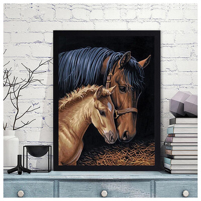 

Toponeto Embroidery Paintings Rhinestone Pasted DIY Diamond Painting Cross Stitch