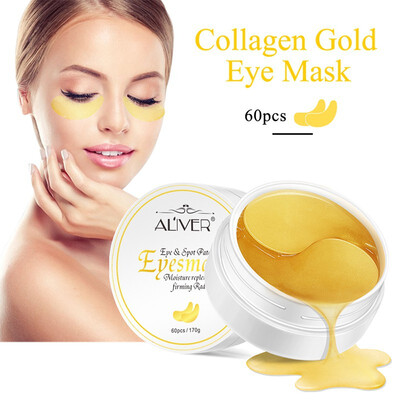 

60pcs Gold First Eye Patch Eye Mask Sleep Mask Dark Circles Face Care Mask Moisturizing