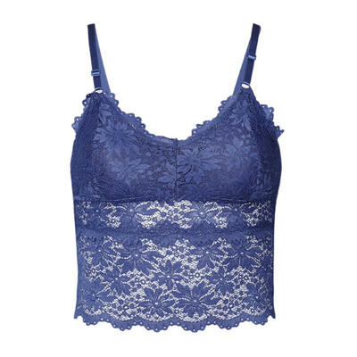 

Lace Tube Top Beauty Back Wrapped Chest Strap Chest Pad Sexy Gathered Camisole Short Paragraph Long Bottom Vest