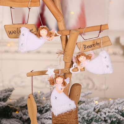 

Home Decor Pendant Plush Toy Christmas Ornament Xmas Tree Hanging Angel Doll