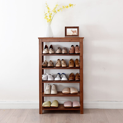 

XIAOZHUJIANG New brown flat rack 60 long multi-layer simple home shoe 4214