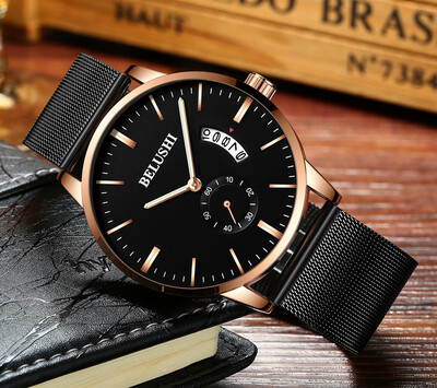

Watch male high school students mens watch sports Korean version of simple quartz watch waterproof trend automatic mechanical wat