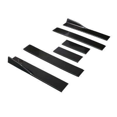 

Car Side Skirt Extensions Rocker 2M Universal Splitters Diffuser Lips Side Skirt Carbon Fiber Style