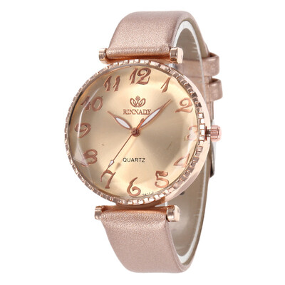 

Womens fashion digital leather watch student simple personality watch