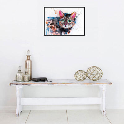 

Greensen DIY Full Drill Diamond Painting Cat Embroidery Cross Crafts Stitch Kit Home Decor