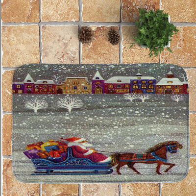 

〖Follure〗Merry Christmas Welcome Doormats Indoor Home Carpets Decor 40x60CM
