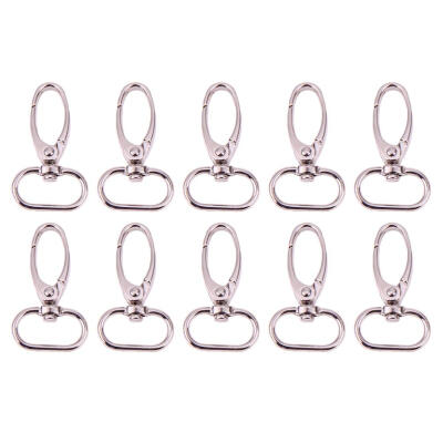 

10pcs Retro Style Antique Silver Finish Luggage Bag Buckle Lobster Clasps