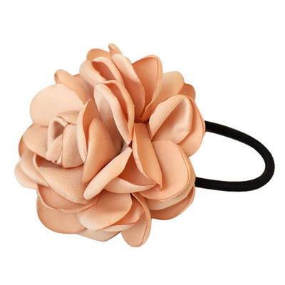 

Multi-Layer Three-Dimensional Hair Bands Charming Camellia Flower Elastic Hair Bands Rubber Hair Ties