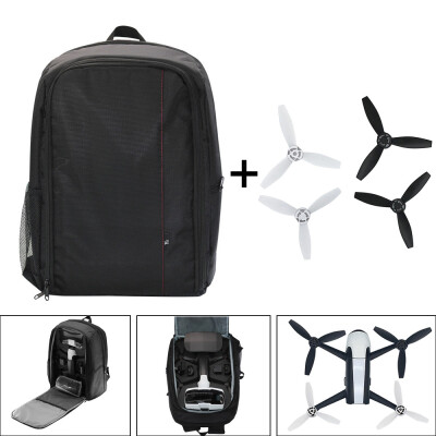 

Tailored Bag Backpack Portable Shoulder Case 4PC Propeller For ParrotBebop 2 Power FPV