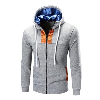

Toponeto Men Autumn Long Sleeve Patchwork Hoodie Hooded Sweatshirt Top Tee Outwear Blouse