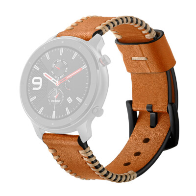 

〖Follure〗Replacement Watch Wristband Leather Strap Band for AMAZFIT GTR Smart Watch 42MM