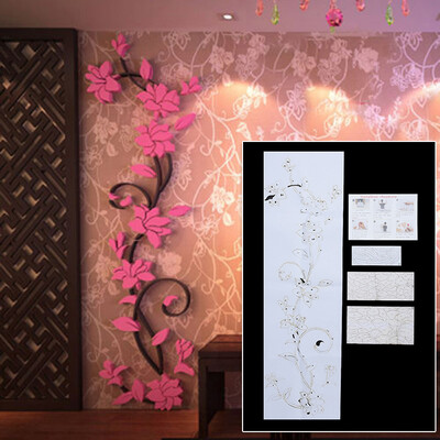 

Removable 3D Flower Decal Vinyl Decor Art Home Living Room Wall Sticker Mural