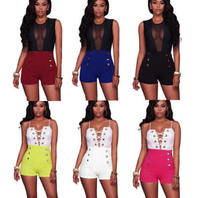 

Plus Size -XXL Women&39s Fashion Sexy High Waist Pencil Lady Short Casual Pants