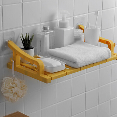

Gobestart Bathroom Shelf 3-Tier Multifunctional Adjustable Layer Rack Wall Mounted
