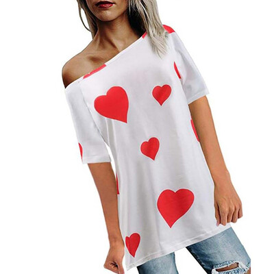 

Starmoon Women Girls Plus Size Print Tees Shirt Short Sleeve T Shirt Blouse Tops