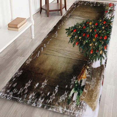 

Tailored Merry Christmas Welcome Doormats Indoor Home Carpets Decor 40x120CM