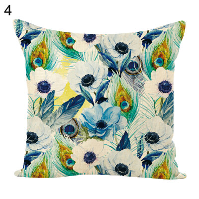 

Flower Green Plants Square Throw Pillow Case Cushion Cover Sofa Bed Car Decor