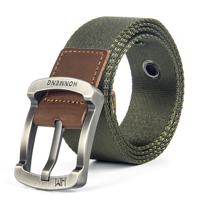 

High Quality Fashionable Canvas Belts Alloy Pin Buckle Mens Belt Male Canvas Belts Wild Jeans Belt Military Tactical Belt