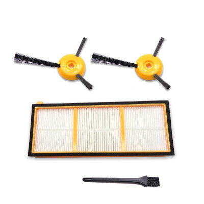 

Vacuum Cleaner Parts 2PCS Side Brushes 1 HEPA Filter&1 Cleaning Tool for Shark ION Robot RV700 RV720 RV750 RV750C RV755